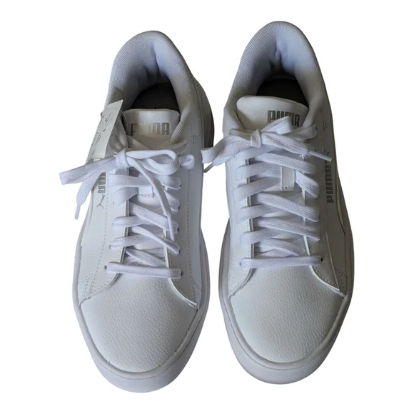Puma Women's White Sneakers. UK-6, EUR-39, US/CAN- 8.5. New - Picture 3 of 9